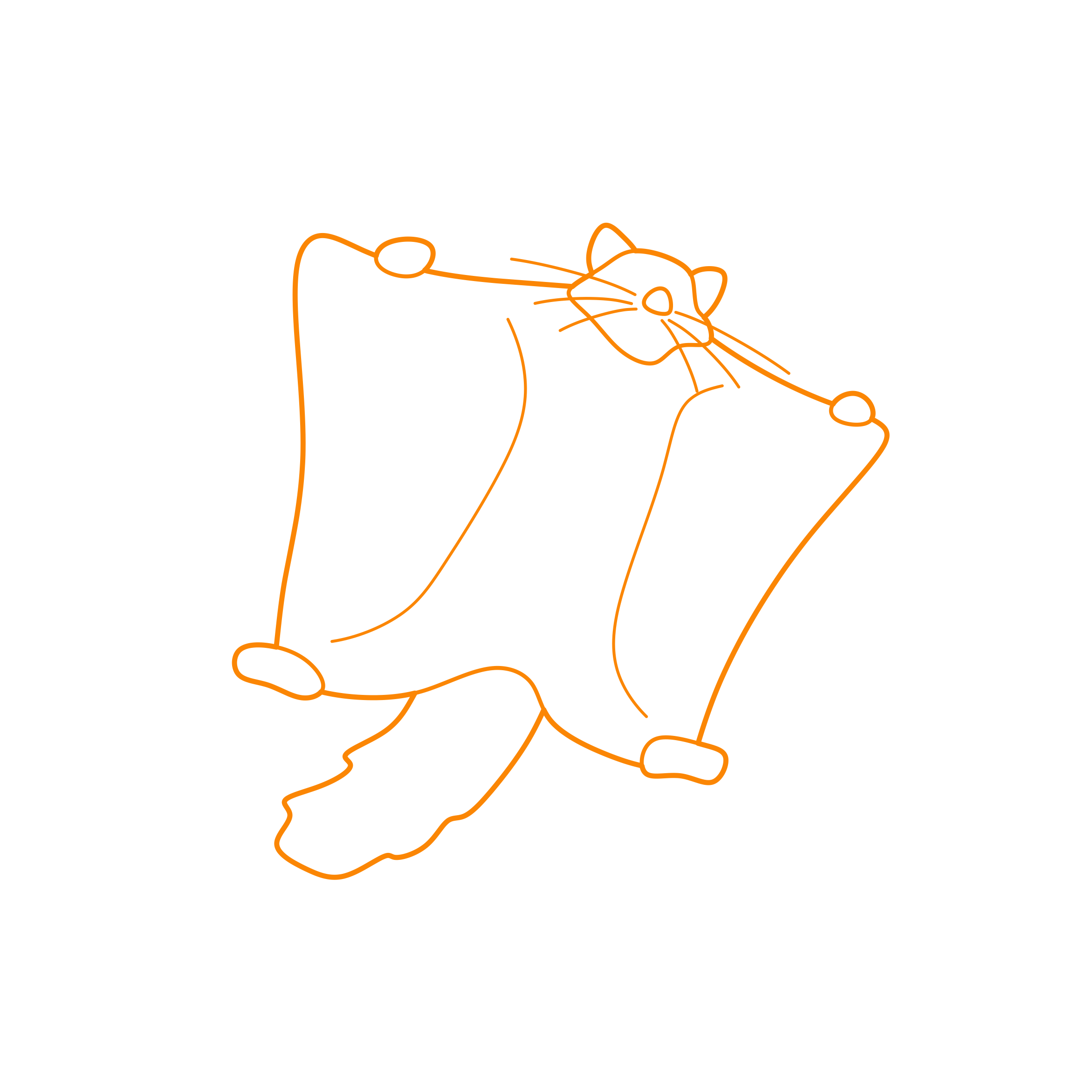 Animals Rodents Japanese Dwarf Flying Squirrel Vinyl Svg File Free Vectors